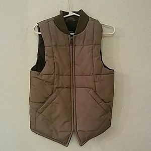 Gap Zippered Quilted With Pockets Puffy Vest
